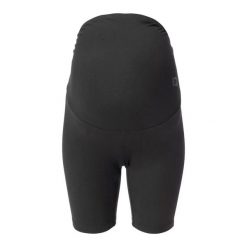 Szorty damskie IQ Intelligence Quality Acaria II. Czarne szorty sportowe IQ, z aplikacjami, z elastanu, na fitness i siłownię. Za 178.00 zł.