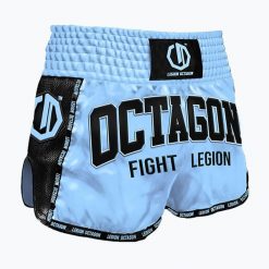 Spodenki treningowe Octagon KickboxingMuay Thai Legion Fight Legion Premium. Niebieskie szorty sportowe OCTAGON, bez wzorów. Za 159.99 zł.