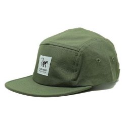 Czapka 5-panelowa - Płaski daszek - Jockey / Rozmiar uniwersalny (Zielony). Zielone czapki z daszkiem SURF MONKEY, bez wzorów, sportowe. Za 139.95 zł.