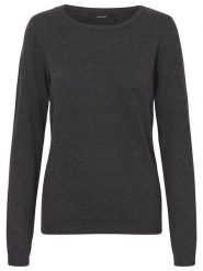 Vero Moda Sweter w kolorze antracytowym rozmiar: L. Czarne swetry Vero Moda, l, bez wzorów, z bawełny, bez ramiączek. Za 79.40 zł.