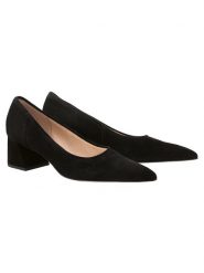 Högl Skórzane czółenka w kolorze czarnym rozmiar: 42. Czarne czółenka Högl, bez wzorów, klasyczne, bez obcasa, bez zapięcia. Za 282.80 zł.