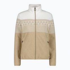 Bluza damska CMP 35J3806 Arctic Fleece. Brązowe bluzy CMP, bez wzorów, bez kaptura, trekkingowe. Za 359.99 zł.