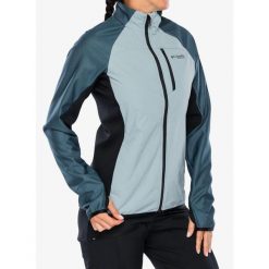 Kurtka hybrydowa damska Columbia Arctic Crest Hybrid Full Zip. Niebieskie kurtki Columbia, xs, bez wzorów, sportowe, bez kaptura. Za 456.69 zł.