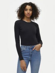 Vero Moda Bluzka Chloe 10306897 Czarny Slim Fit. Czarne bluzki Vero Moda, xs, bez wzorów, z bawełny, bez kołnierzyka, bez ramiączek. Za 79.99 zł.