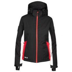 Damska Kurtka Narciarska Dolores DLX. Czarne kurtki narciarskie Trespass, na zimę, xl, bez wzorów, bez kaptura, narciarskie. Za 526.99 zł.