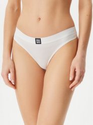 HUGO Stringi 50496809 Beżowy. Brązowe stringi Hugo, bez wzorów. Za 59.99 zł.