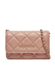 Valentino Torebka Ocarina VBS3KK52R Różowy. Czerwone listonoszki Valentino, bez wzorów, ze skóry, bez dodatków. Za 309.99 zł.