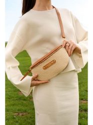 Maison héritage PARIS Skórzana saszetka w kolorze beżowo-jasnobrązowym - 26 x 14 x 8 cm rozmiar: onesize. Brązowe nerki i saszetki maison héritage PARIS, bez wzorów, z materiału, sportowe, bez dodatków. Za 173.99 zł.