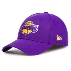 Czapka z daszkiem New Era. Fioletowe czapki z daszkiem New Era, bez wzorów. Za 99.99 zł.