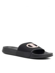 Champion Klapki SAMOA CORE S11626-KK001 Czarny. Czarne klapki Champion, bez wzorów, z syntetyku, bez obcasa, bez zapięcia. Za 79.99 zł.