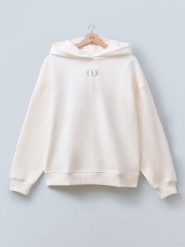 LeGer Bluza "Talea" w kolorze kremowym rozmiar: 42. Brązowe bluzy LeGer, bez wzorów, z bawełny, bez ramiączek, z kapturem. Za 275.40 zł.