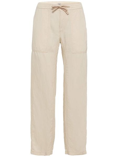 Camel Active Spodnie w kolorze beżowym rozmiar: W33/L30. Brązowe spodnie materiałowe Camel Active, bez wzorów, z materiału. Za 136.45 zł.