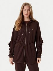 Liu Jo Sport Bluza TF5205 F0778 Brązowy Regular Fit. Brązowe bluzy bez kaptura Liu Jo Sport, xs, bez wzorów, z syntetyku, bez kaptura. Za 899.99 zł.
