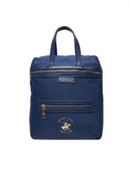 Beverly Hills Polo Club Plecak BHPC-H-002-07 Granatowy. Niebieskie plecaki Beverly Hills Polo Club, bez wzorów, z materiału, bez dodatków. Za 129.99 zł.