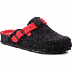 Kapcie MANITU - 320537 Anthrazit 9. Niebieskie kapcie Manitu, z materiału. Za 129.00 zł.