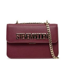 Torebka Steve Madden. Czerwone kopertówki Steve Madden, bez wzorów, wizytowe, bez dodatków. Za 379.99 zł.
