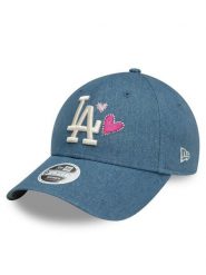 New Era Czapka z daszkiem Los Angeles Dodgers Denim Icon 9Forty 60595350 Niebieski. Niebieskie czapki z daszkiem New Era, bez wzorów, z bawełny. Za 119.99 zł.