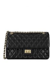 Badura Torebka TYL00490 Czarny. Czarne torebki klasyczne Badura, bez wzorów, z materiału, bez dodatków. Za 229.99 zł.