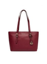 MICHAEL Michael Kors Torebka Quinn 30T5GQNT2L Bordowy. Czerwone torebki klasyczne MICHAEL Michael Kors, bez wzorów, ze skóry, bez dodatków. Za 899.99 zł.