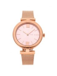 Ted Baker Zegarek Darbey BKPDAF204 Różowe złoto. Czerwone, analogowe zegarki Ted Baker, złote. Za 519.99 zł.