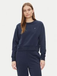 Save The Duck Bluza DF1180W CLEE20 Granatowy Relaxed Fit. Niebieskie bluzy Save the duck, bez wzorów, z bawełny, bez kaptura. Za 219.99 zł.