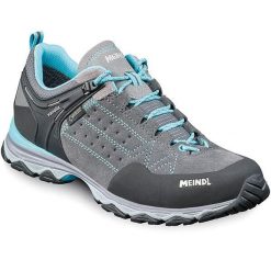 Buty trekkingowe damskie Meindl Ontario Gore-Tex. Niebieskie buty trekkingowe MEINDL, z gore-texu, bez zapięcia. Za 969.00 zł.