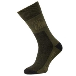 Skarpety myśliwskie unisex Pro-line Classic z wełny merino. Zielone skarpetki tagart, bez wzorów, z wełny. Za 58.00 zł.
