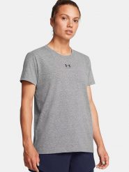 Under Armour Koszulka sportowa w kolorze szarym rozmiar: L. Szare t-shirty sportowe Under Armour, l, bez wzorów, z materiału, bez ramiączek, outdoorowe. Za 89.95 zł.