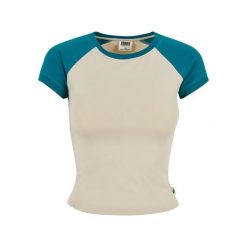 Koszulka retro court damska strecz Koszulka Urban Classics Organic. Białe t-shirty sportowe Urban Classics, bez wzorów, bez ramiączek. Za 152.50 zł.