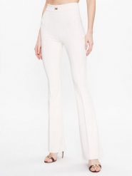 Elisabetta Franchi Spodnie materiałowe PA-054-31E2-V250 Écru Regular Fit. Spodnie materiałowe Elisabetta Franchi, bez wzorów, z materiału. Za 1,769.00 zł.