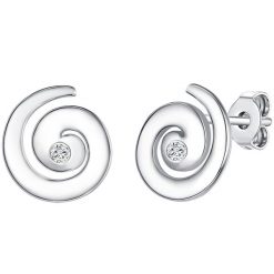Lulu & Jane Srebro wysokiej pr óby Brylant Kolczyki 1 ct Damski. Białe kolczyki Lulu & Jane, z brylantem, srebrne. Za 479.99 zł.