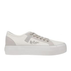 Buty Trampki Lee Cooper LCW-25-31-3479LA białe. Białe trampki bez wzorów, klasyczne, bez zapięcia. Za 273.73 zł.