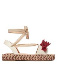 Liu Jo Espadryle Paros 02 SA6101 T6948 Beżowy. Brązowe espadryle Liu Jo, bez wzorów, z materiału, bez obcasa. Za 469.99 zł.