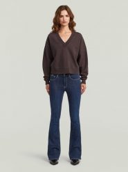 G-Star Bluza w kolorze brązowym rozmiar: L. Brązowe bluzy bez kaptura G-Star, l, bez wzorów, z bawełny, bez kaptura. Za 168.46 zł.