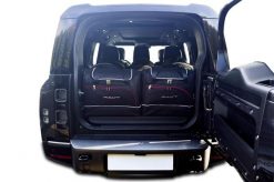 Torby Do Bagażnika Land Rover Defender 130 Iv (L633) 2022+ 5Szt Kjust. Czarne torby podróżne KJUST, bez wzorów, z kauczuku. Za 1,643.00 zł.