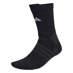 Skarpety Tennis Crew Socks Cushioned, 1 Para W Opakowaniu. Białe skarpetki adidas, bez wzorów. Za 79.95 zł.