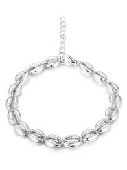 Eclat d'Argent Srebrna bransoletka z elementem ozdobnym rozmiar: onesize. Szare bransoletki Eclat d'Argent, srebrne. Za 260.99 zł.