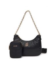 Liu Jo Torebka S Hobo AF5180 E0077 Czarny. Czarne torebki klasyczne Liu Jo, bez wzorów, ze skóry, bez dodatków. Za 499.99 zł.
