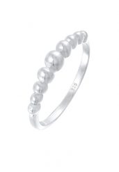 Elli Damski pierścionek do łączenia Ball Dots Optik Blogger Trend w srebrze 925 Sterling Silver Pierścionki 1 ct. Szare pierścionki Elli, srebrne. Za 293.99 zł.