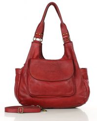 Shopperka skórzana MARCO MAZZINI bordo v154i. Torebki klasyczne bez wzorów, ze skóry, vintage, bez dodatków. Za 629.00 zł.