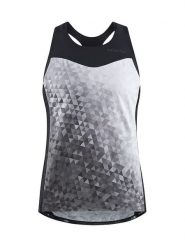 Craft Top sportowy "ADV Endur" w kolorze czarno-białym rozmiar: L. Białe topy sportowe Craft, l, bez wzorów, z materiału, outdoorowe. Za 140.53 zł.