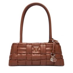Torebka Guess. Brązowe torebki klasyczne Guess, z aplikacjami, klasyczne, bez dodatków. Za 679.99 zł.