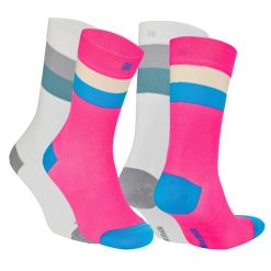 Lekkie skarpety kompresyjne sportowe z ochroną przed pęcherzami - Sevilla SC. Białe skarpetki Norfolk, bez wzorów, z elastanu. Za 149.99 zł.