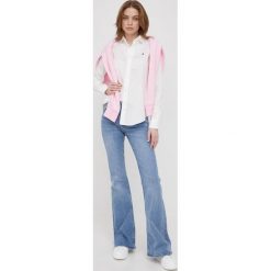 Polo Ralph Lauren koszula bawełniana damska kolor biały relaxed z kołnierzykiem klasycznym. Białe koszule Polo Ralph Lauren, xs, bez wzorów, z bawełny, klasyczne, bez kołnierzyka, bez ramiączek. W wyprzedaży za 439.99 zł.