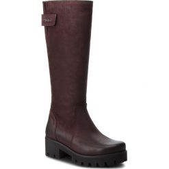 Kozaki EVA MINGE - Logrono 4A 18SM1372484EF 435. Czerwone kozaki Eva Minge, z nubiku. Za 629.00 zł.
