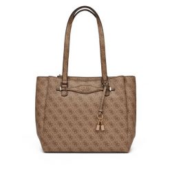Torebka Guess. Brązowe torebki klasyczne Guess, z aplikacjami, klasyczne, bez dodatków. Za 719.99 zł.