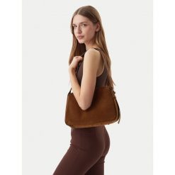 Torebka Tory Burch. Brązowe torebki klasyczne Tory Burch, bez wzorów, klasyczne, bez dodatków. Za 2,189.00 zł.