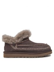 Ugg Śniegowce W Classic Ultra Mini Alpine 1158224 Szary. Szare śniegowce UGG, bez wzorów, ze skóry, bez zapięcia. Za 809.99 zł.