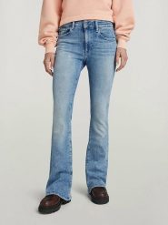 G-Star Dżinsy - Flare fit - w kolorze błękitnym rozmiar: W27/L32. Niebieskie jeansy G-Star, l, z aplikacjami, klasyczne. Za 237.17 zł.