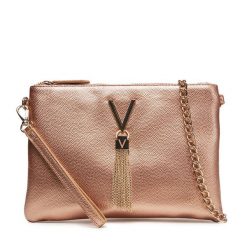 Torebka Valentino. Czerwone kopertówki Valentino, bez wzorów, wizytowe, bez dodatków. Za 189.99 zł.
